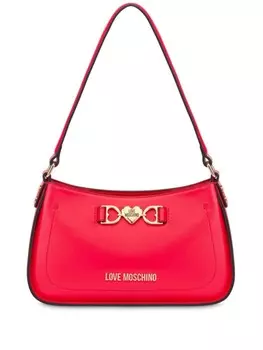 Сумка на плечо с логотипом Love Moschino, красный