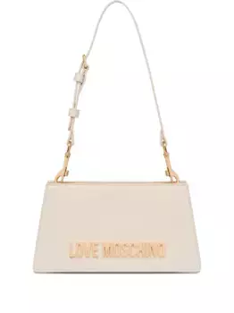 Сумка на плечо с логотипом Love Moschino, белый