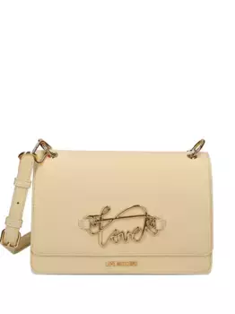 Сумка на плечо с логотипом Love Moschino, нейтральный
