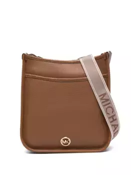 Сумка на плечо с логотипом Michael Michael Kors, коричневый