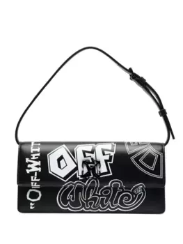 Сумка на плечо с логотипом OFF-WHITE, черный