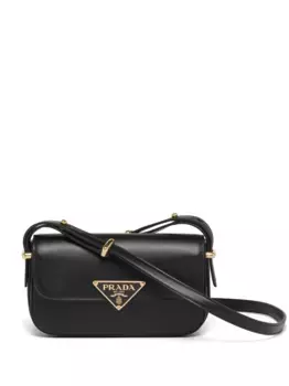 Сумка на плечо с логотипом Prada, черный