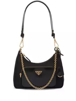 Сумка на плечо с логотипом Prada, черный