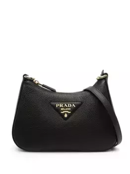 Сумка на плечо с логотипом Prada, черный