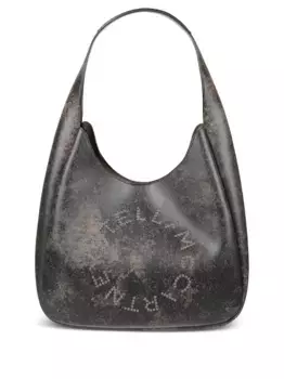 Сумка на плечо с логотипом STELLA MCCARTNEY, серый