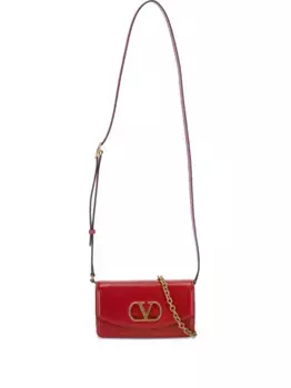 Сумка на плечо с логотипом VLogo Signature VALENTINO GARAVANI, красный