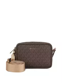 Сумка на плечо с монограммой Michael Kors Kids, коричневый