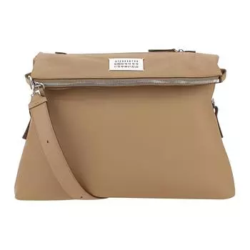 Сумка на плечо с нашивкой-логотипом и застежкой-молнией Maison Margiela