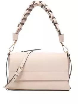 Сумка на плечо с плетеной ручкой Coccinelle, нейтральный