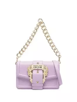 Сумка на плечо с пряжкой Baroque Versace Jeans Couture, фиолетовый