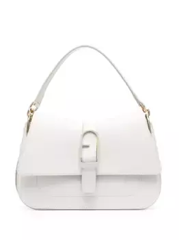 Сумка на плечо с пряжкой-логотипом Furla, нейтральный