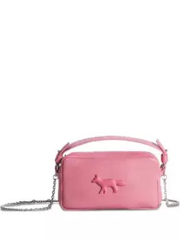 Сумка на плечо с тиснением Maison Kitsun, розовый