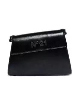 Сумка на плечо с тисненым логотипом N21 Kids, черный