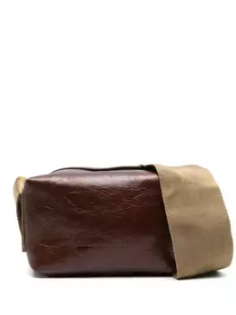 Сумка на плечо с тисненым логотипом Uma Wang, коричневый