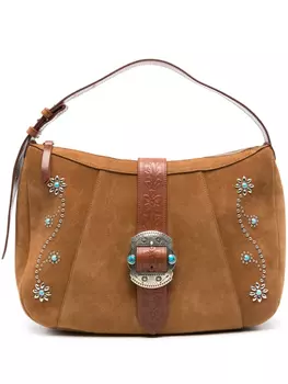 Сумка на плечо с заклепками Htc Los Angeles, коричневый