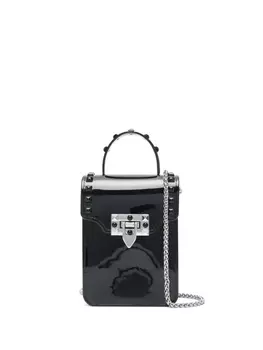 Сумка на плечо с заклепками Monnalisa, черный