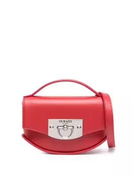 Сумка на плечо с замком Durazzi Milano, красный