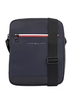 Сумка на плечо с застежкой-молнией и эмблемой Мужская сумка TOMMY HILFIGER, цвет Space Blue