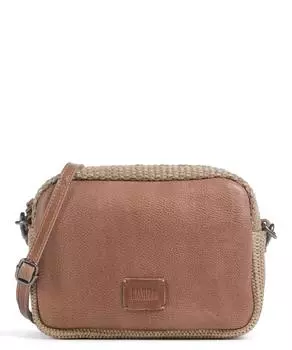 Сумка на плечо Sea you скоро из зерненой кожи Fredsbruder, коричневый