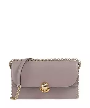Сумка на плечо Sfera s из мелкозернистой кожи матовая кожа Furla, коричневый