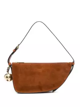 Сумка на плечо Shield Sling BURBERRY, коричневый