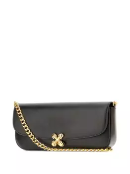 Сумка на плечо Skull Flower Alexander McQueen, черный