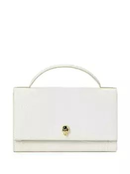 Сумка на плечо Skull среднего размера Alexander McQueen, нейтральный