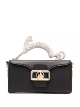 Сумка на плечо со стразами Lanvin, черный