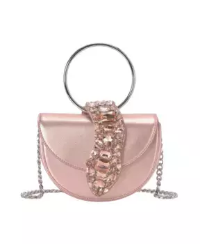 Сумка на плечо со змеиным узором Alma En Pena, розовый