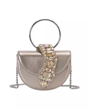 Сумка на плечо со змеиным узором Alma En Pena, желтый