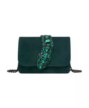 Сумка на плечо со змеиным узором Alma En Pena, зеленый