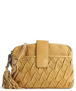 Сумка на плечо Spittelberggasse 3 из зернистой яловой кожи Taschendieb Wien, желтый