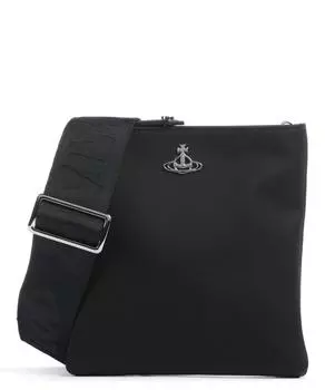 Сумка на плечо Squire из переработанного полиэстера Vivienne Westwood, черный