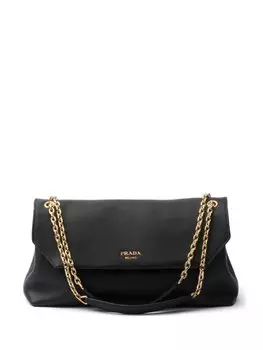 Сумка на плечо Prada среднего размера, черный