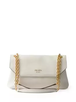 Сумка на плечо среднего размера Prada, нейтральный