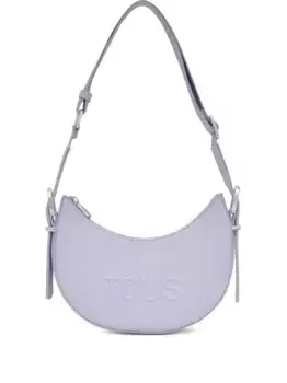Сумка на плечо среднего размера с тисненым логотипом TOUS, фиолетовый
