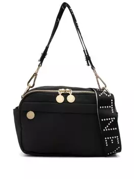 Сумка на плечо Stella McCartney Kids с логотипом, черный