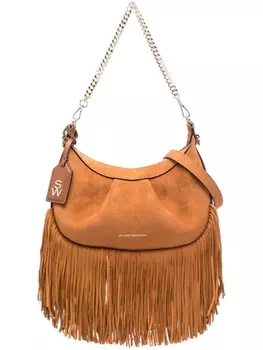 Сумка на плечо Stellar Crescent Fringe Stuart Weitzman, коричневый