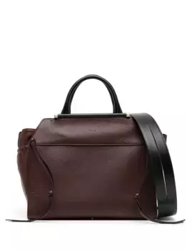 Сумка на плечо Steph среднего размера с тисненым логотипом CHLO, коричневый