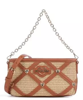 Сумка на плечо Summer Details полипропилен, искусственная кожа Love Moschino, коричневый