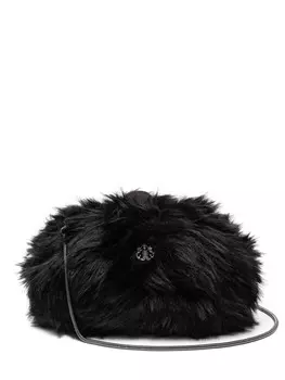 Сумка на плечо Teddy с искусственным мехом Isla, черный