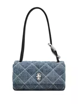 Сумка на плечо The Quilted Denim Mini Dual MARC JACOBS, синий