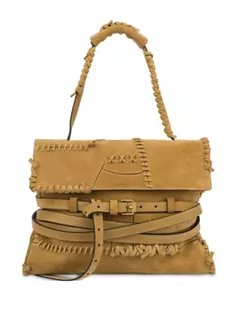 Сумка на плечо Tie Me Moschino, коричневый