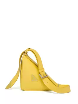 Сумка на плечо Triangle Prada, желтый