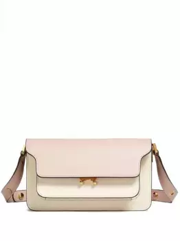 Сумка на плечо Trunk в стиле колор-блок Marni, розовый