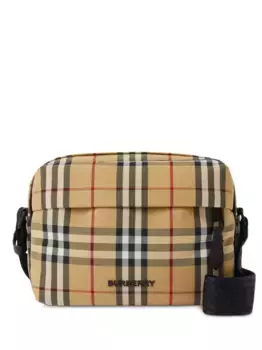 Сумка на плечо в клетку BURBERRY, нейтральный