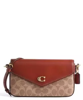 сумка на плечо Wyn из парусины Coach, бежевый