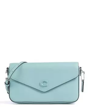 Сумка на плечо Wyn из зерненой коровьей кожи Coach, синий