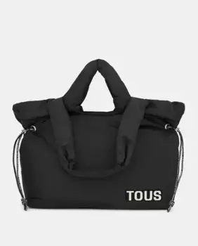 Сумка на плечо XL Carol Soft черная для люльки Tous, черный