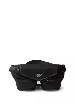 Сумка на пояс Re-Nylon Prada, черный